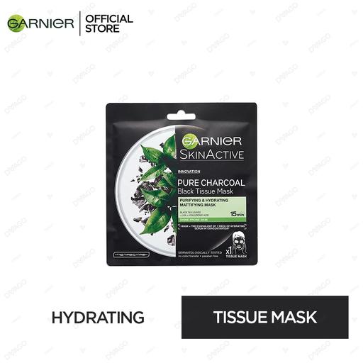 Garnier SkinActive Pure Charcoal Mattifying Tissue Mask with Black Algae
