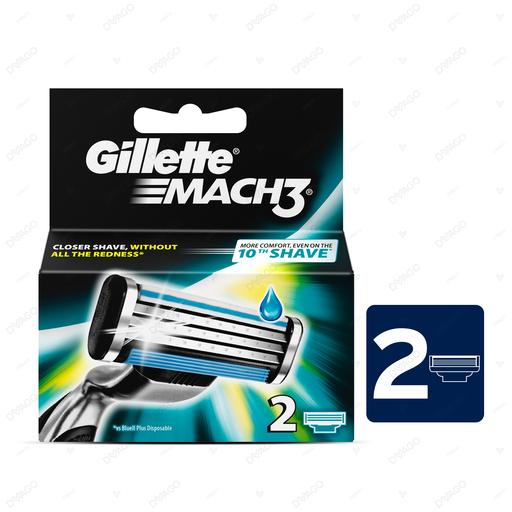 Gillette Mach 3 Shaving Razor Cartridges 2's