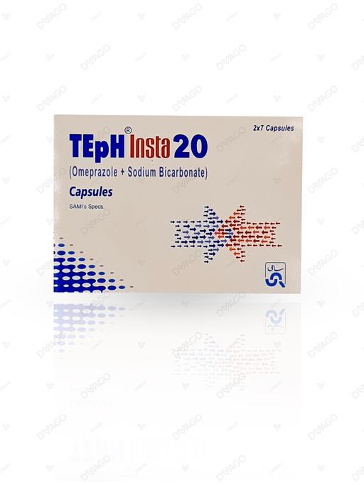 Teph Insta 20mg Capsules 14's