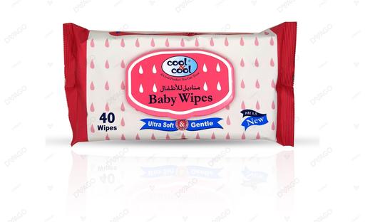 Cool & Cool Baby Wipes 40's