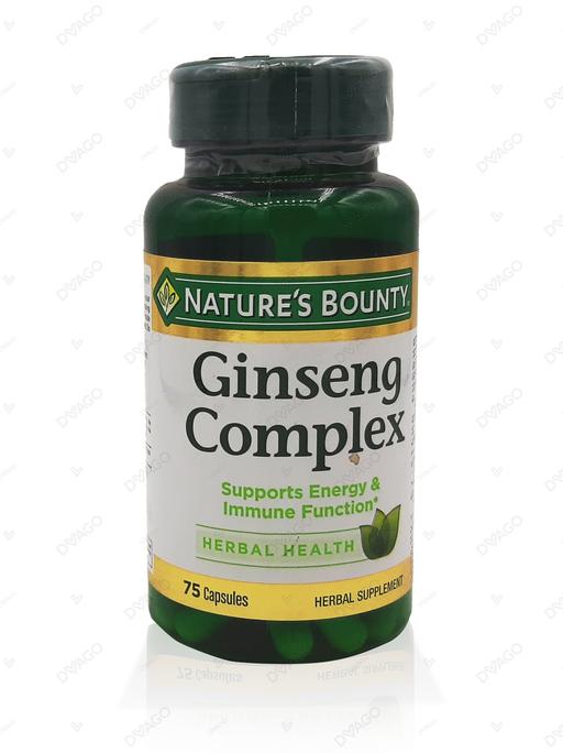 Nature's Bounty Ginseng Complex 75 Capsules