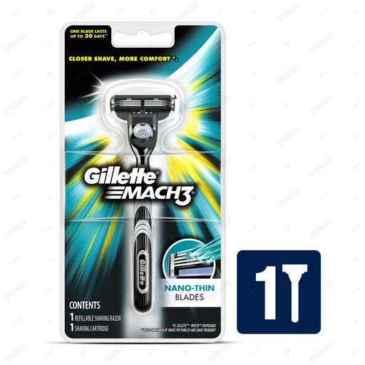 Gillette Mach 3 Shaving Razor 1up