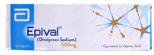 Epival Tablets 500mg 10X10's
