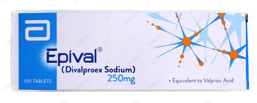 Epival Tablets 250mg 10X10's