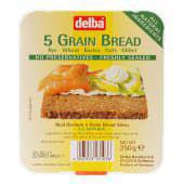 Delba Whole Grain 5 Grain Bread