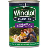 Winalot Lamb & Turkey In Jelly Dog Food 