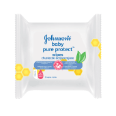 Johnson's Pure Protect Kids Wipes with Nigella Seed Extract & Honey