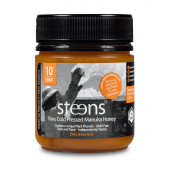 Steens Raw Cold Pressed Manuka Honey 10 UMF+ 250 Grams