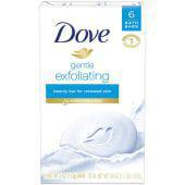 Dove Gentle Exfoliating Beauty Soap Bar 6 Count 678g 