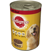 Pedigree Dog Tin with Beef in Gravy