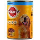 Pedigree Dog Food Lamb In Jelly Tin 400g 