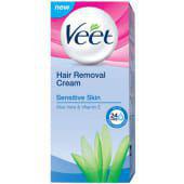 Veet Hair Removal Cream with Aloe Vera & Vitamin E for Sensitive Skin 