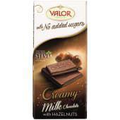 Valor NAS Creamy Milk Chocolate Hazelnut Bar 100g 