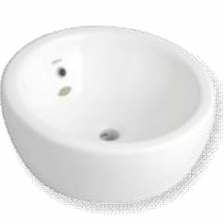 Porta HDA020 Art Vanity Washbasin Fixing above Counter (White/Ivory)