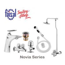 Faisal Sanitary 5707 Novia Series Bath Set Complete 8 Pieces