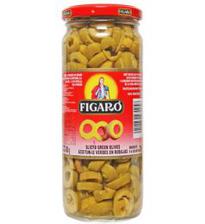 Figaro Sliced Green Olives (130gm)