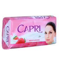 Capri Moisturising Rose Petal, Strawberry, Milk Protein (155gm)