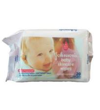 Johnson's Baby Skin Care Cloth Wipes  20 Pcs