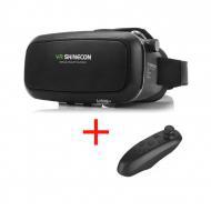 VR Shinecon Virtual Reality 3D Headset Black