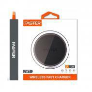 Faster Qi Wireless Fast Charger Black