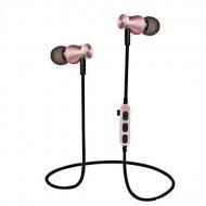Wireless Bluetooth Magnetic Earphones Rose Gold