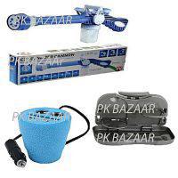 PK Bazaar EZ JET Pressure Water &Travel Dining Tray Foldable &D-24 Car Cup Charger , Pack of 3