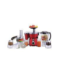 Westpoint Official 9-in-1 Jumbo Food Factory with Extra Grinder WF-2803 White & Red