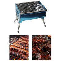 GIFTO Silver Folding BBQ Grill