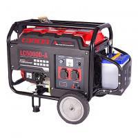 Loncin 3.1 KW Petrol & Gas Generator  LC5000DA - Electric Start - Red