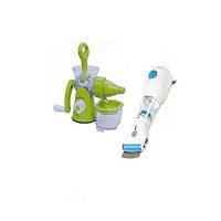 D4Deals Pack of 2 Manual Juicer Machine with V-Comb Electronic Lice Remover