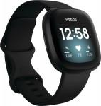 Fitbit Versa 3 Activity Tracker GPS Fitness Watch (FB511BKBK) - Black Aluminum