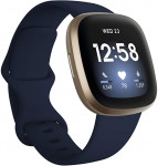 Fitbit Versa 3 Health & Fitness Smartwatch with GPS, 24/7 Heart Rate, Alexa Built-in, 6+ Days Battery, Midnight Blue