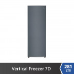 PEL PVF - 7D METALLIC GRAPHITE GRAY Vertical Deep Freezer