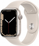 Apple Watch Series 7 45mm GPS + Cellular Aluminum Case with Clover Sport Band, Starlight - Non PTA