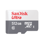 Sandisk SDSQUNS 512GB 10 Ultra Micro SD Card