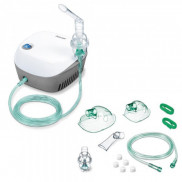 Beurer IH-18 compressor nebuliser with storage pouch,Extra long air hose & 10 filters