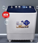 Haier HWM100-1169 10KG Washing Machine Semi Automatic | Twin Tub