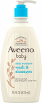AmazonPk Aveeno Baby Daily Moisture Gentle Body Wash & Shampoo with Oat Extract, 2-in-1 Baby Bath Wash & Hair Shampoo, Tear- & Paraben-Free for Hair & Sensitive Skin, Lightly Scented, 18 fl. oz