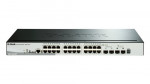 D-Link DGS1510-28P PoE Switch, 24 28 Port Fast Ethernet Gigabit Managed PoE+ SmartPro w/ 2 Gigabit SFP Ports & 2 10GbE SFP+ Ports 193W PoE Budget Stackable