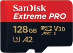 Sandisk SDSQXCY/128GB EXTREME PRO MICRO SDHC WITH ADAPTOR 170MBS