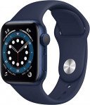 Apple Watch Series 6 40mm GPS - Blue Aluminum Case with Deep Navy Sport Band