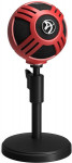 Arozzi Sfera Red Black Chrome USB Microphone for Gaming