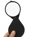 Pocket Magnifying Glass 60mm Lens 5X Magnification for Travel Reading Jewellery Doctors and Dentists