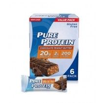 Pure Protein Chocolate Peanut Butter Glutein Free Protein Bars 50ml (Pack of 6)