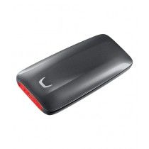 Samsung X5 500GB Portable External SSD Gray/Red (MU-PB500B/AM)