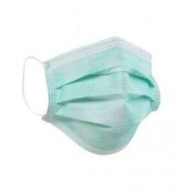 Surgical 3 Ply Face Mask with Nose Pin 50 Pieces Green