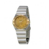 Omega Constellation Champagne Women's Watch Two-Tone (123.20.24.60.08.002)