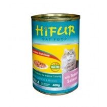 Hifur Canned Cat Food Salmon Flavor 400g