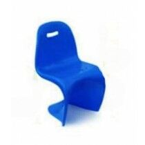 Easy Shop Fiber Plastic Kids Chair Blue
