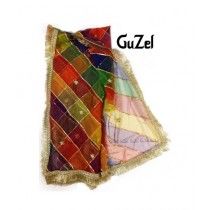 Guzel Dupatta with Kiran Lace Multicolor (GNmld-017)
